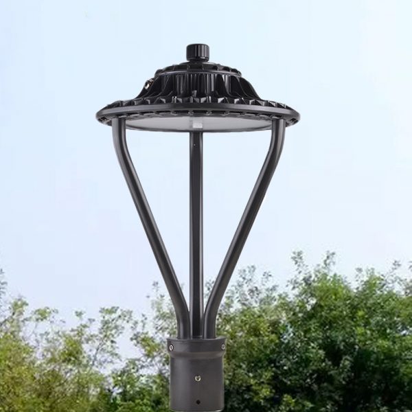 30W To 75W Adjust Color 3000K/4000K/5000K All In One LED Post Top Street Lights